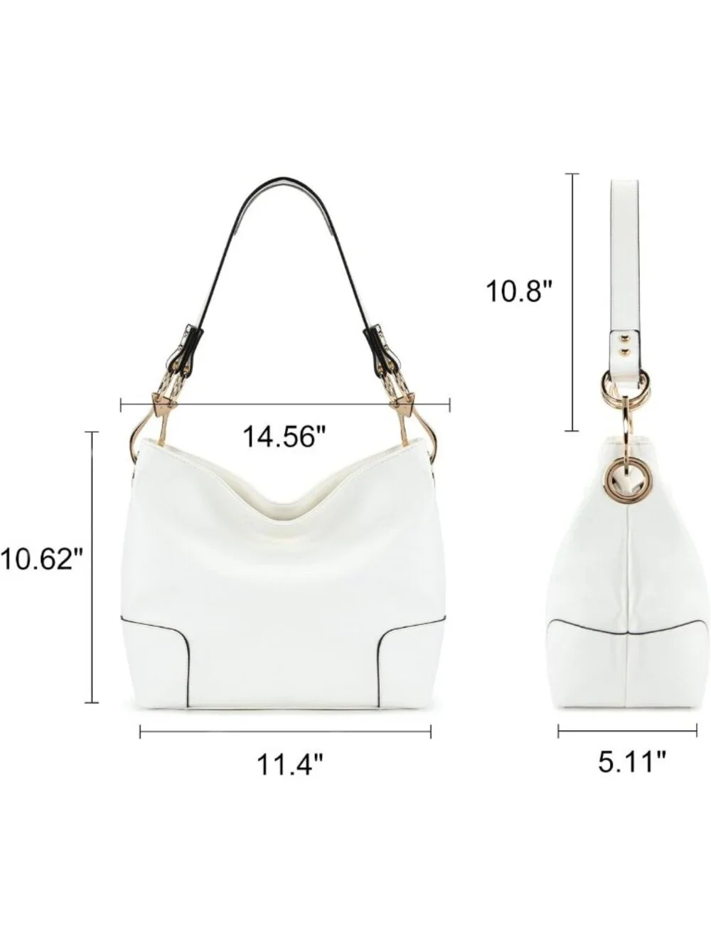 Stylish Hobo Bag for Women | Top Handle Satchel Shoulder Purse | Bucket Handbag